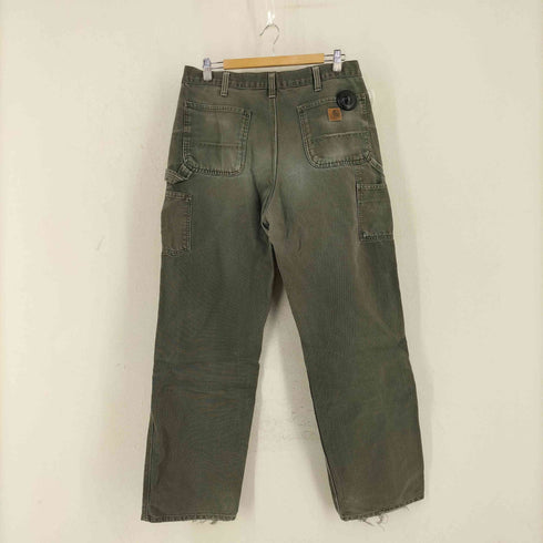 カーハート Carhartt 革パッチ ダック地ペインターパンツ メンズ