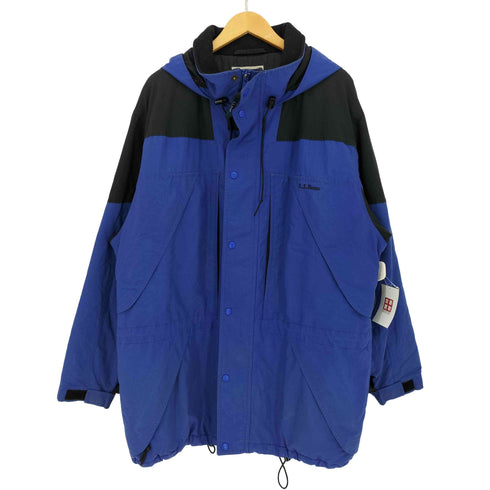 エルエルビーン L.L.Bean 90s Thinsulate Lite Loft ロゴ刺繍 中綿 マウンテンパーカー 裾ドローコード メンズ import:XL