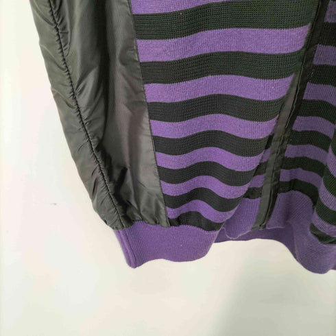 ランバン LANVIN ボーダー ニット ベスト メンズ US:40