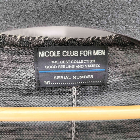 ニコルクラブフォーメン NICOLE CLUB FOR MEN Y2K スキッパーニット メンズ FREE