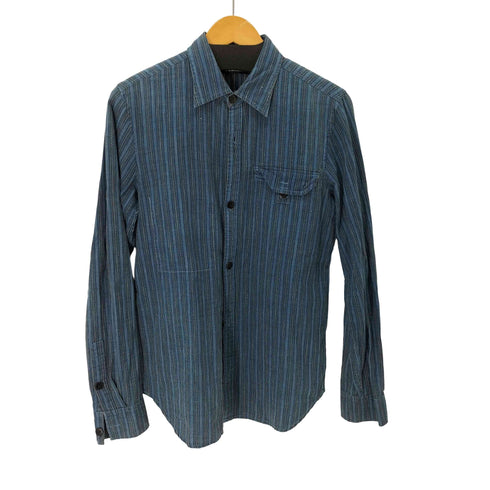 デンハム DENHAM インディゴストライプワークシャツ メンズ JPN:S