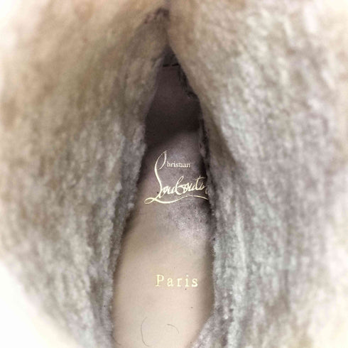 クリスチャンルブタン CHRISTIAN LOUBOUTIN スパイクスタッズ レザーブーツ メンズ EUR:44