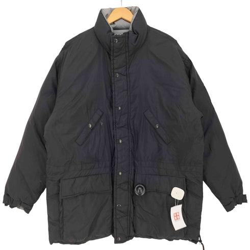 ポロスポーツラルフローレン POLO SPORT RALPH LAUREN 90-00s 袖ロゴワッペン マルチポケット オーバーサイズ リバーシブル ダウンジャケット 裾ドローコード メンズ import:L