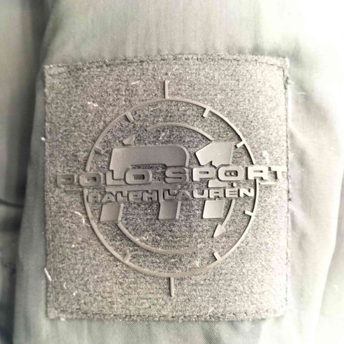 ポロスポーツラルフローレン POLO SPORT RALPH LAUREN 90-00s 袖ロゴワッペン マルチポケット オーバーサイズ リバーシブル ダウンジャケット 裾ドローコード メンズ import:L