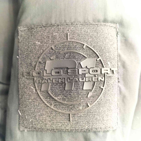 ポロスポーツラルフローレン POLO SPORT RALPH LAUREN 90-00s 袖ロゴワッペン マルチポケット オーバーサイズ リバーシブル ダウンジャケット 裾ドローコード メンズ import:L