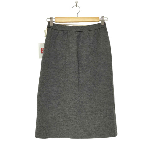 イヴサンローラン Yves Saint Laurent ウールニットスカート レディース 11
