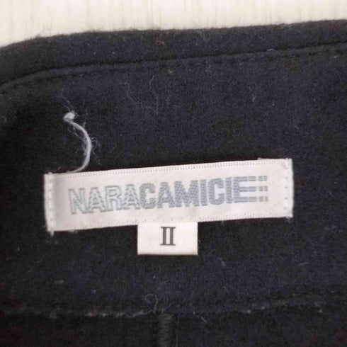ナラカミーチェ NARACAMICIE ウール100% フリルワンピース レディース JPN:2