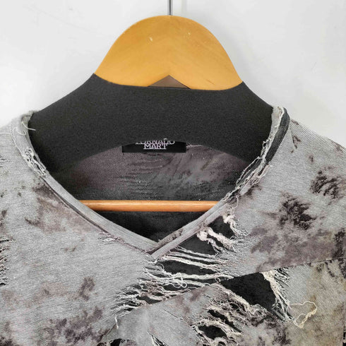 トルネードマート TORNADO MART ダメージ加工 Vネックカットソー メンズ