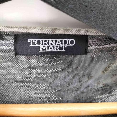 トルネードマート TORNADO MART ダメージ加工 Vネックカットソー メンズ