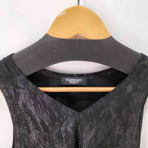 トルネードマート TORNADO MART Y2K ラメ加工 タンクトップ メンズ