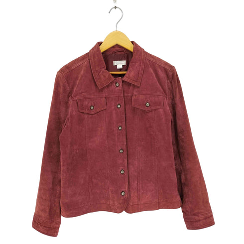 Christophor&Banks スウェードレザージャケット レディース import:L