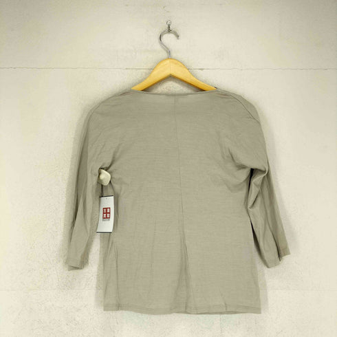 マックスマーラ MAX MARA ドレープネック七分袖カットソー レディース S