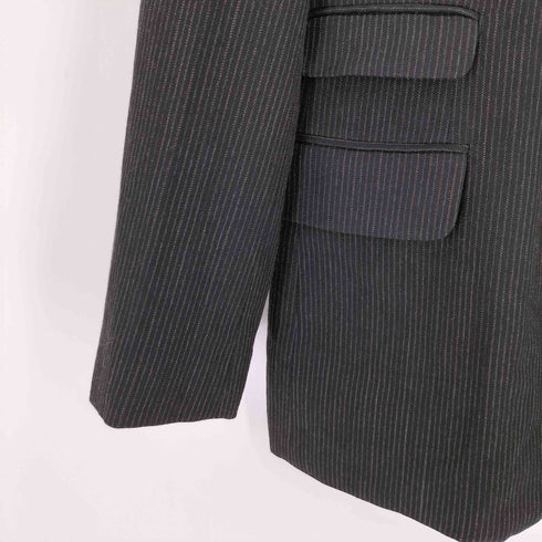 ピーピーエフエム PPFM ウール100% ストライプ 3Bテーラードジャケット メンズ JPN:L