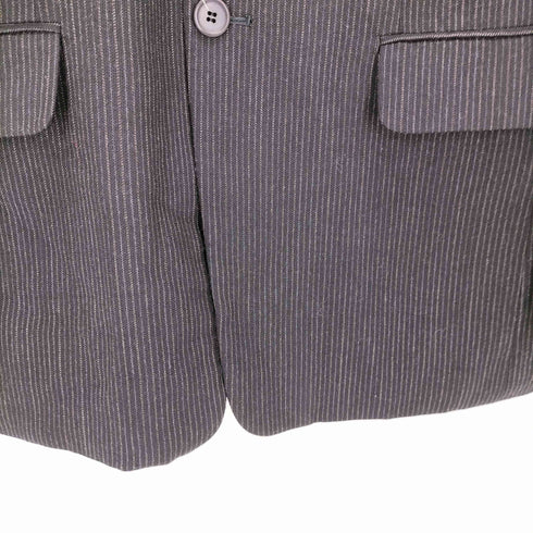 ピーピーエフエム PPFM ウール100% ストライプ 3Bテーラードジャケット メンズ JPN:L