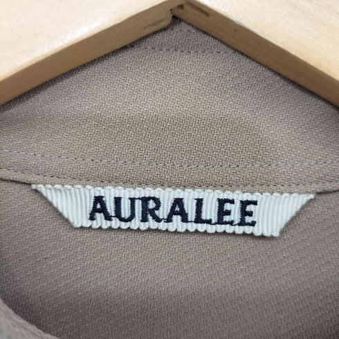 オーラリー AURALEE 19AW HARD TWIST W BARATHEA SHIRTS ハード ツイスト ダブル バラシア メンズ