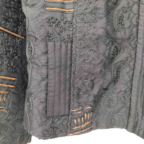 Chico’s 90-00s 比翼ジップ ジャガード刺繍 ジップアップジャケット レディース 2