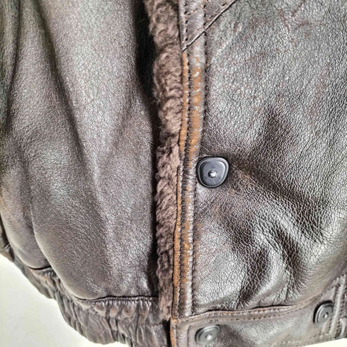 GRANVALTA ボアレザージャケット メンズ JPN:50