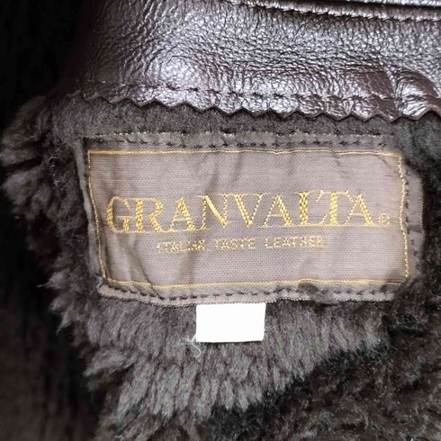 GRANVALTA ボアレザージャケット メンズ JPN:50