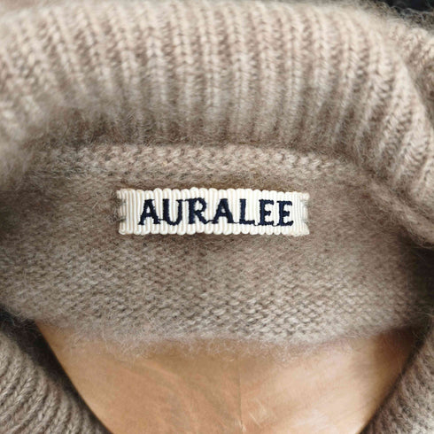 オーラリー AURALEE 19AW ベビーカシミヤ ハイネックニット レディース JPN:0