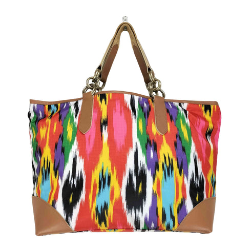 レスポートサック LeSportsac 総柄 チェーンハンドル トートバッグ レディース