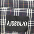 アジョバイアジョ AJOBYAJO 再構築チェックシャツ メンズ