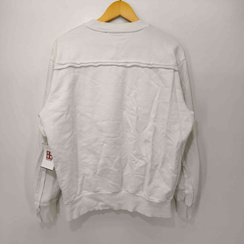 ディーゼル DIESEL 切替デザイン 立体プリント クルーネック スウェット メンズ import:M