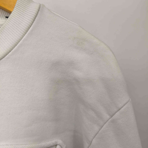 ディーゼル DIESEL 切替デザイン 立体プリント クルーネック スウェット メンズ import:M