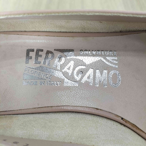 サルヴァトーレフェラガモ Salvatore Ferragamo MADE IN ITALY レザーバレエシューズ レディース 4 1/2