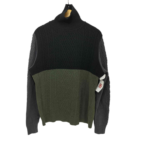ジースターロー G-STAR RAW Cable Color Block Loose Turtle Knit カラーブロック ケーブルニット セーター メンズ import:M