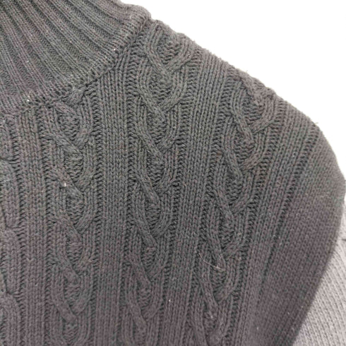 ジースターロー G-STAR RAW Cable Color Block Loose Turtle Knit カラーブロック ケーブルニット セーター メンズ import:M