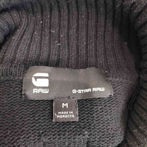 ジースターロー G-STAR RAW Cable Color Block Loose Turtle Knit カラーブロック ケーブルニット セーター メンズ import:M