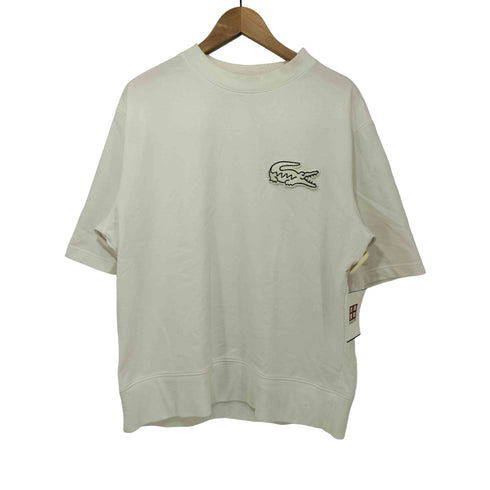ラコステ LACOSTE オーバーサイズ クロックエンブレム スウェット Tシャツ メンズ import:L