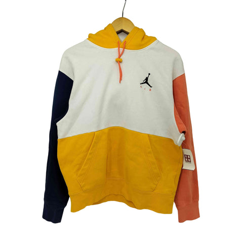 ジョーダンブランド JORDAN BRAND AS M J JUMPMAN AIR FLC PO カラーブロック プルオーバーパーカー クレイジーパターン メンズ JPN:M