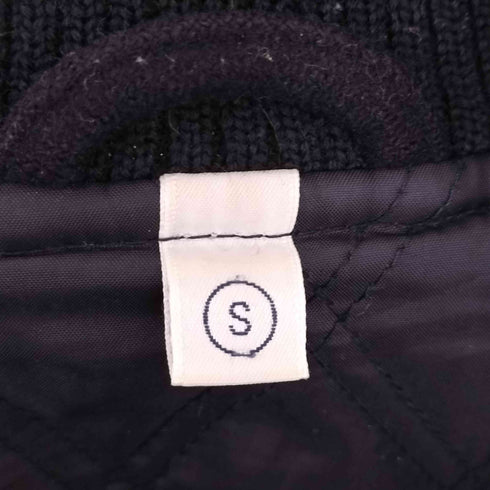 ユニクロ UNIQLO OLD アームレザー切替 ウールスタジャン メンズ JPN:S