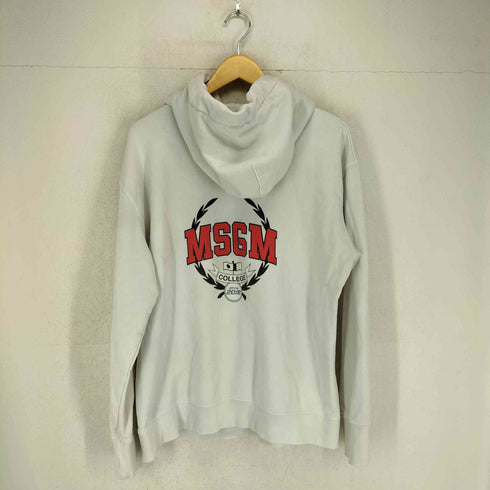 エムエスジーエム MSGM ロゴプリントフーデットパーカー メンズ JPN:S