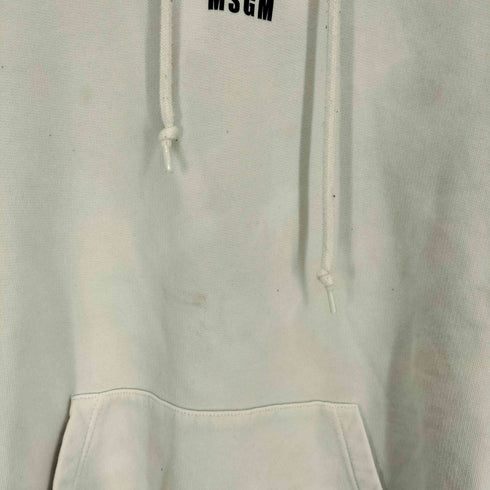 エムエスジーエム MSGM ロゴプリントフーデットパーカー メンズ JPN:S