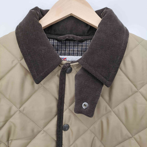 トラディショナルウェザーウェア Traditional Weatherwear 別注 WAVERLY TWW STUDS EX.UAGLR 襟コーデュロイ キルティングジャケット メンズ 40