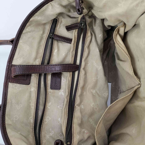 ゲンテン genten キャンバス レザー コンビ トート バッグ メンズ