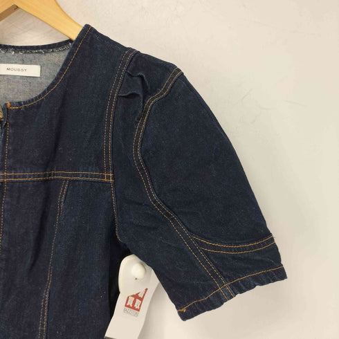 マウジー moussy FRONT ZIP ミニドレス レディース JPN:1