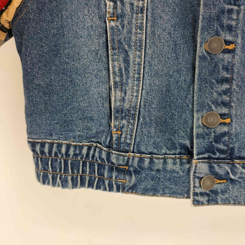 デシグアル Desigual 異素材切り替えデニムジャケット レディース import:S