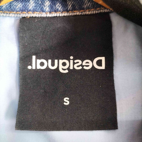 デシグアル Desigual 異素材切り替えデニムジャケット レディース import:S