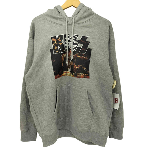 ハードロック バンド フォトプリント プルオーバーパーカー メンズ 3L