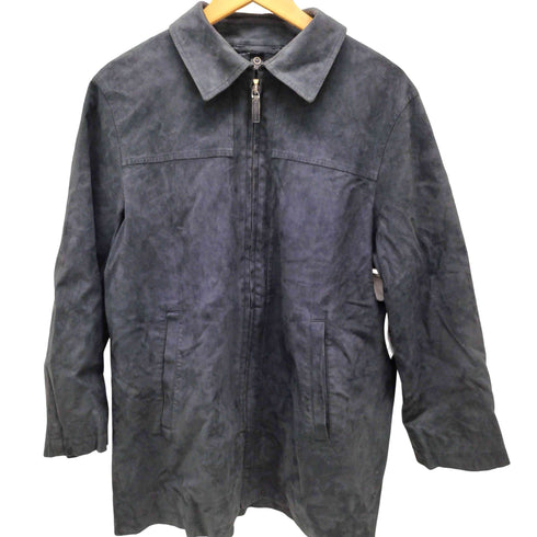 バーバリーロンドン BURBERRY LONDON 襟裏ノバチェック フェイクスエードジャケット メンズ import:S