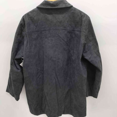 バーバリーロンドン BURBERRY LONDON 襟裏ノバチェック フェイクスエードジャケット メンズ import:S