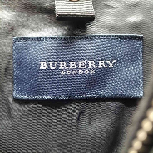 バーバリーロンドン BURBERRY LONDON 襟裏ノバチェック フェイクスエードジャケット メンズ import:S