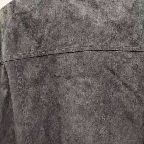 バーバリーロンドン BURBERRY LONDON 襟裏ノバチェック フェイクスエードジャケット メンズ import:S