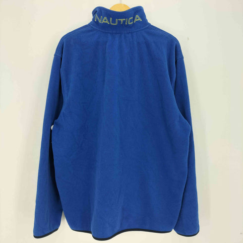 ノーティカ NAUTICA ロゴ刺繍 ハーフジップ フリースジャケット メンズ import:XL