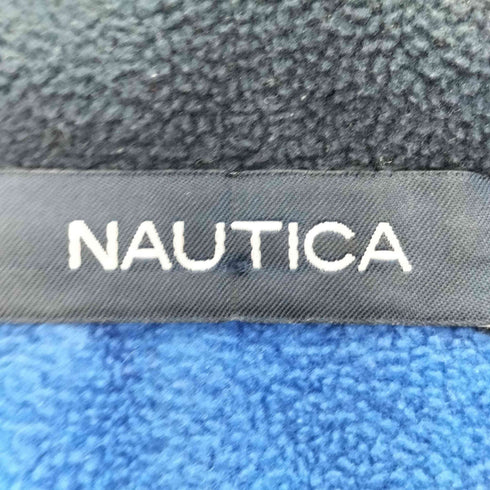 ノーティカ NAUTICA ロゴ刺繍 ハーフジップ フリースジャケット メンズ import:XL