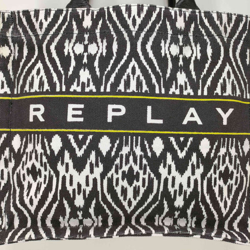 リプレイ REPLAY 総柄 トートバッグ レディース
