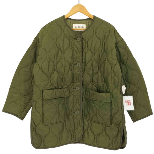 レイビームス Ray BEAMS 20aw キルティング ノーカラー ブルゾン レディース ONE SIZE